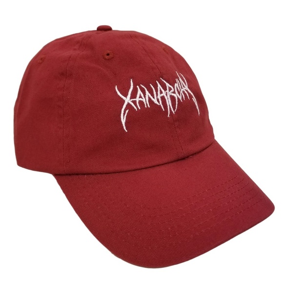 xanarchy dad hat maroon - Picture 2 of 3